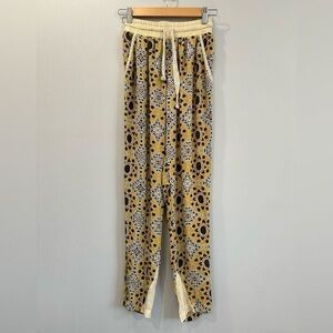 Ankle Zip Silk Pants